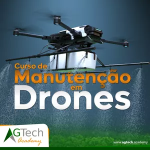 Imagem de capa para o Curso online Curso de Manutenção em Drones de Pulverização