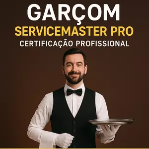 Imagem do curso Garçom ServiceMaster Pro – Certificação Profissional 