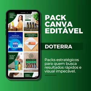 Imagem de capa para o Curso online Pack Canva doTERRA