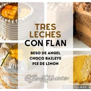 Imagen de portada para Curso online Tres leches con flan 