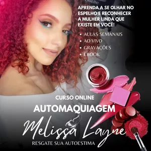 Imagem de capa para o Curso online CURSO ONLINE DE AUTOMAQUIAGEM MELISSA LAYNE