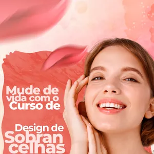 Imagem de capa para o Curso online Curso de Design de Sobrancelhas Profissional