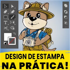 Imagem de capa para o Curso online Criação de Estampas na Prática! 