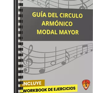 Imagen de portada para Ebook Guía del Círculo Armónico Modal Mayor: Método con ejercicios fáciles para músicos