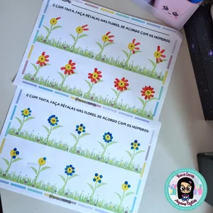 Imagem de capa para o Ebook Atividade - Pétalas 🌸🌼