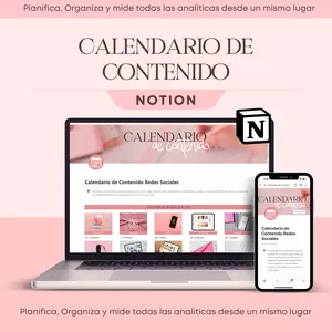 Imagen de portada para Ebook Calendario de Contenido Notion