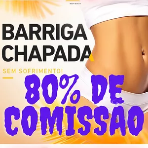 Imagem de capa para o Ebook Barriga Chapada Sem Sofrimento