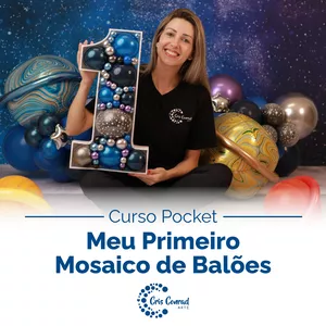 Imagem de capa para o Curso online Curso Pocket MEU PRIMEIRO MOSAICO DE BALÕES