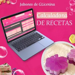 Imagen de portada para Curso online Calculadora de Recetas de Jabones terapéuticos de Glicerina