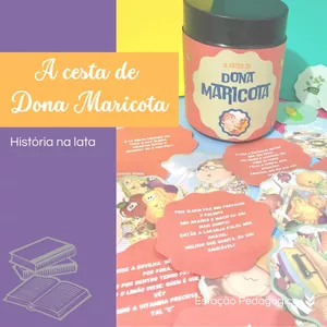 Imagem de capa para o Ebook A CESTA DE DONA MARICOTA 