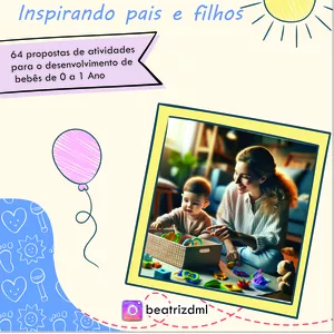 Imagem de capa para o Ebook Estímulos e Brincadeiras (0 a 1 ano) - Conectando pais e filhos