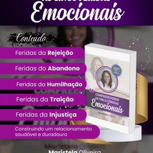 Imagem de capa para o Ebook COMPREENDENDO AS 5 FERIDAS EMOCIONAIS