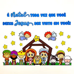 Imagem de capa para o Ebook Painel de Natal Cristão