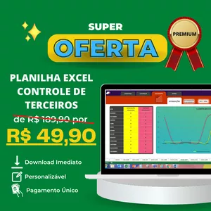 Planilha PLANILHA EXCEL CONTROLE DE TERCEIROS