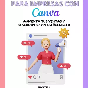 Imagen de portada para Ebook Domina el Arte de los Posts en Instagram para Empresas con Canva