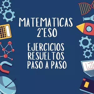 Imagen de portada para Ebook Matemáticas 2º ESO Ejercicios resueltos paso a paso