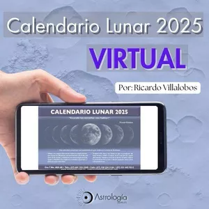 Imagen de portada para Ebook Calendario Lunar 2025 por Ricardo Villalobos