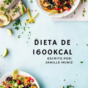 Imagem de capa para o Ebook Dieta de 1600kcal