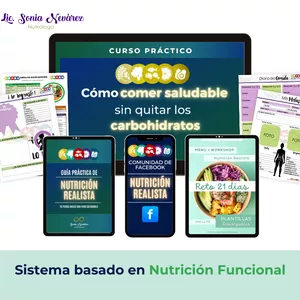 Imagen de portada para Curso online CÓMO COMER SALUDABLE SIN QUITAR LOS CARBOHIDRATOS