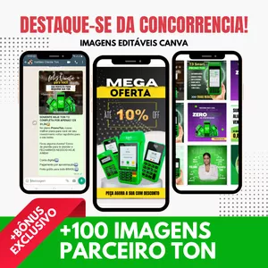 Imagem de capa para o Curso online Pacote de imagens Maquininha Ton Remarketing