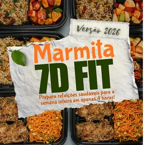 Imagem de capa para o Ebook MARMITA 7 DIAS FIT NOVA VERSÃO 2026