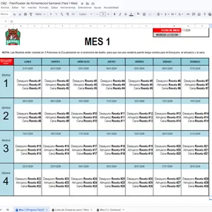 Imagen de portada para Curso online Planificador de Alimentación Semanal