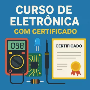 Imagem de Curso De Eletrônica Com Certificado  criado por Curso Completo Com Certificado na hotmart