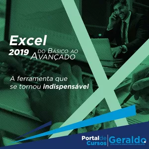 Imagem de capa para o Curso online Excel 2019 do Básico ao Avançado + BONUS Word e PowerPoint 2019