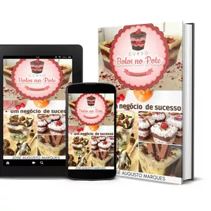 Imagem de capa para o Ebook BOLO NO POTE UM NEGÓCIO DE SUCESSO 