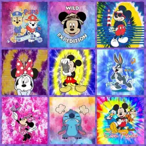 Imagen de portada para Curso online Mega pack de 46 diseños de tie dye