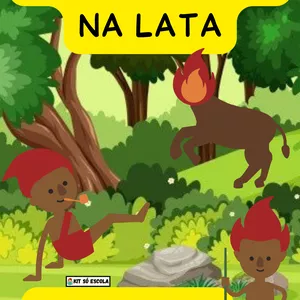 Imagem de capa para o Ebook Personagens na Lata - Folclore Brasileiro