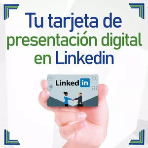 Imagen de portada para Curso online Tu tarjeta de presentación digital en Linkedin