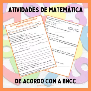 Imagem de capa para o Ebook NÚMEROS E OPERAÇÕES Atividades de Matemática 4º e 5º ano