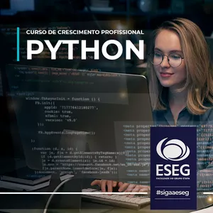 Imagem de capa para o Curso online Linguagem de programação Python