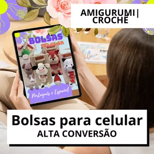 Imagem do curso Bolsas para celular Amigurumi #2