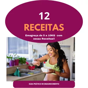 Imagem de capa para o Ebook 12 Receitas Para Secar em 25 Dias 