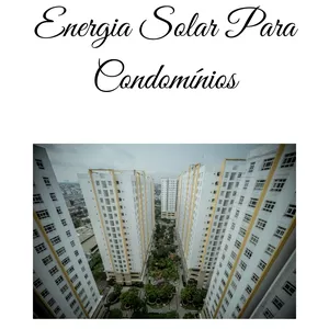 Imagem de capa para o Ebook Energia Solar Para Condomínios 