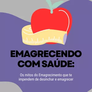 Imagem de capa para o Ebook EMAGRECENDO COM SAÚDE