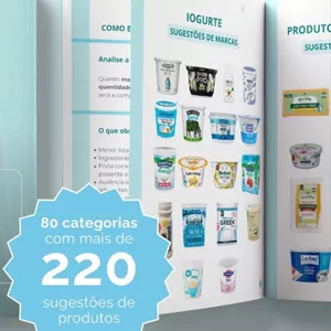 Imagem de capa para o Ebook Guia de Produtos Americanos Saudáveis