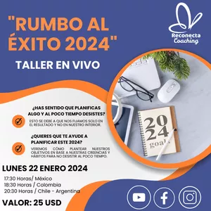 Imagen de portada para Evento online Rumbo al Éxito 2024