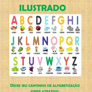 Imagem de capa para o Ebook ALFABETO ILUSTRADO