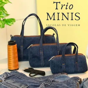 Imagem de capa para o Ebook Trio Mini Sacola de Viagem