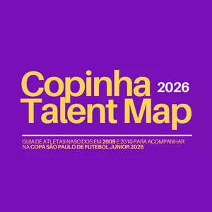 Imagem de capa para o Ebook Copinha Talent Map 2026