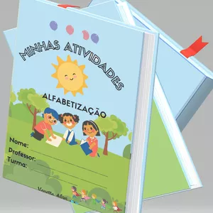 Imagem de capa para o Ebook Cartilha de Alfabetização Minhas Atividades