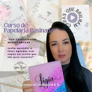 Imagem do curso Papelaria Resinada