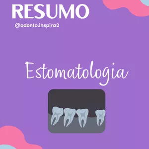 Imagem de capa para o Ebook Resumo Estomatologia 