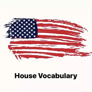 Cover image for Ebook Vocabulários - Itens de CASA em Inglês