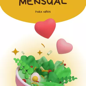 Imagen de portada para Ebook Planner Mensual de comidas para niños