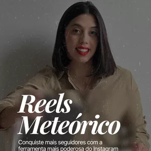 Imagem de capa para o Curso online Reels Meteórico 3.0