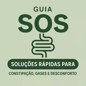 Imagem de capa para o Ebook Guia SOS Intestino: Soluções Rápidas Para Constipação, Gases e Desconforto